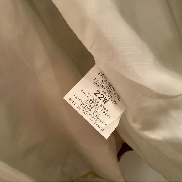 Ingenuity lined cotton snap jacket size 22W - Picture 8 of 8